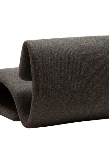 DAN-FORM Dubna loungestol - gr bouclé stof