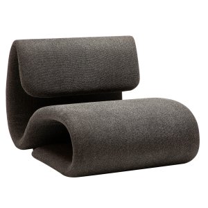 DAN-FORM Dubna ftölj - grtt bouclétyg