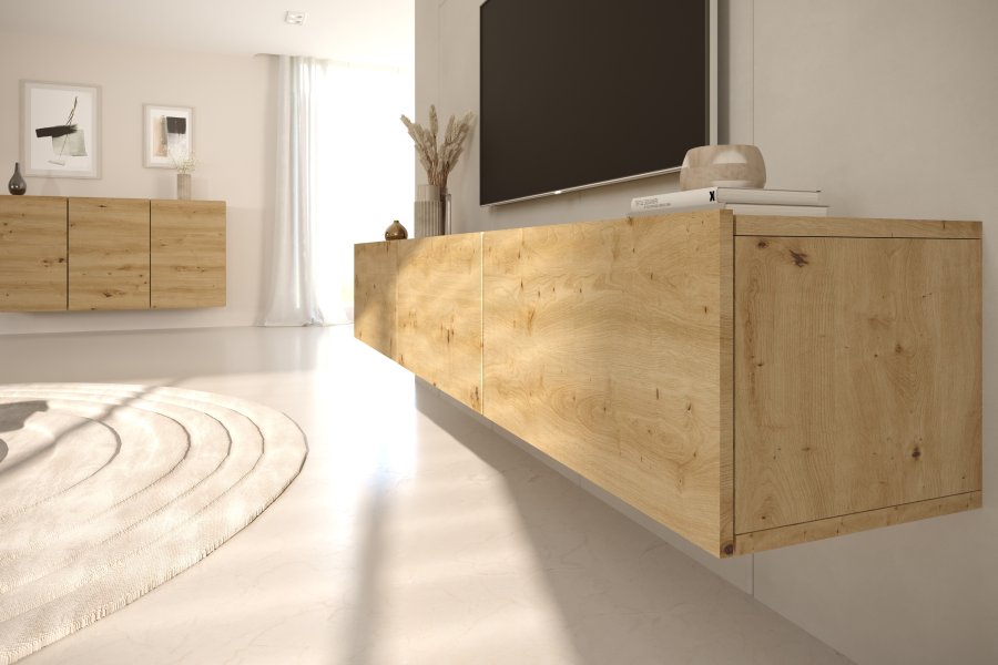 KOCOT KIDS Dallas TV-Schrank 160 Artisan Eiche