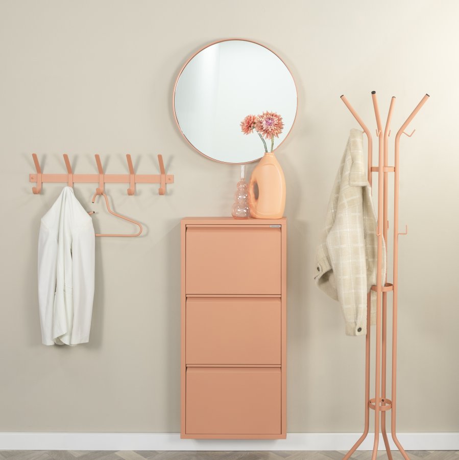 SPINDER DESIGN Dexter 5 klesstativ, m. 5 kroker - leire terra stl