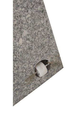 VENTURE DESIGN Stathera parasollfot med hjul - granitt