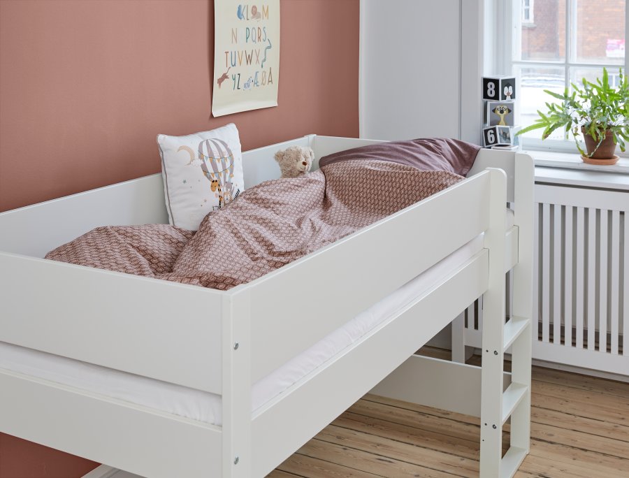 Manis-H Huxie Kinderbett mit Rutsche - 200 cm - 90x200