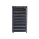 SONGMICS 10-etagers skoreol med st�vt�t afd�kning, opbevaringsskab, organizer med plads til op til 40 par sko, til stue, entr&eacute;, 88 x 28 x 160 cm, gr� RXJ36G