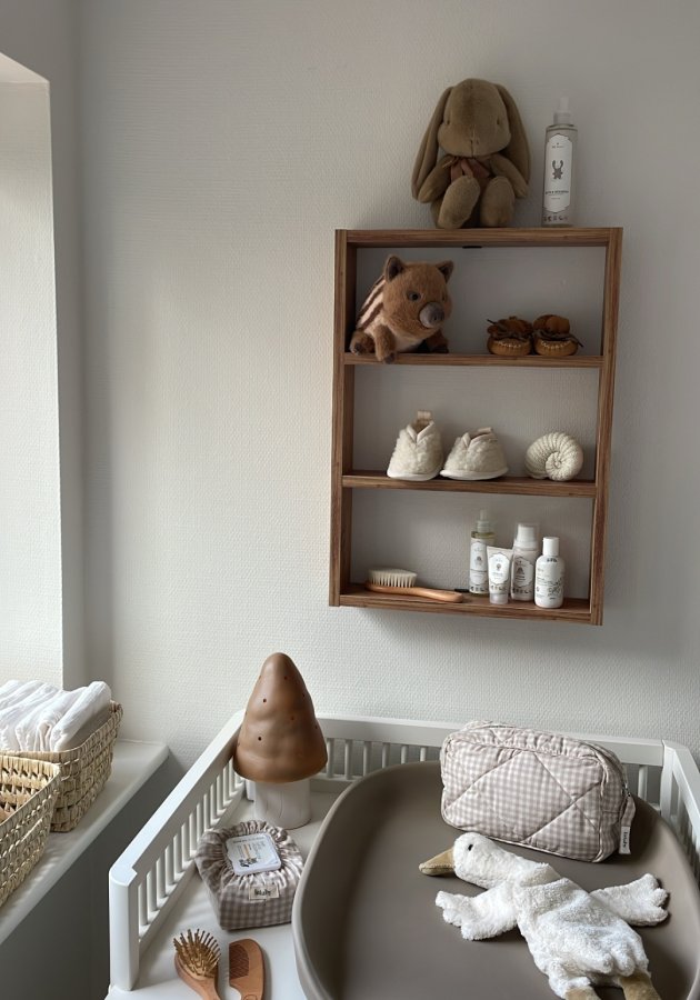 NORDVRK PR1 vegghylle - naturlig melamin