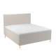 BOBOhome Tidur+ kontinentalseng inkl. overmadrass og sengegavl, 180x200 - sandfarget
