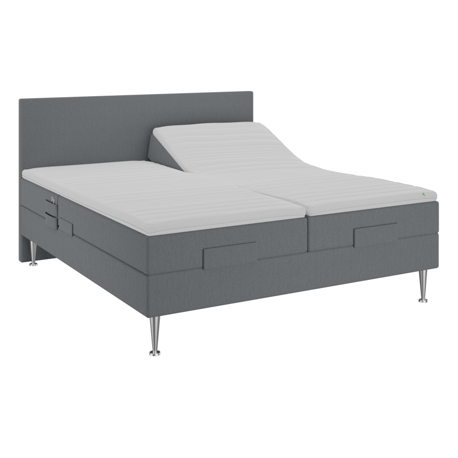 BOBOhome Tidur+ elevasjonsboks, heldeksel, 180x200, antrasitt