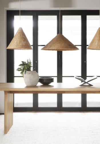 ROWICO Emmett spisebord, rektangulrt - naturlig eik (240x95)