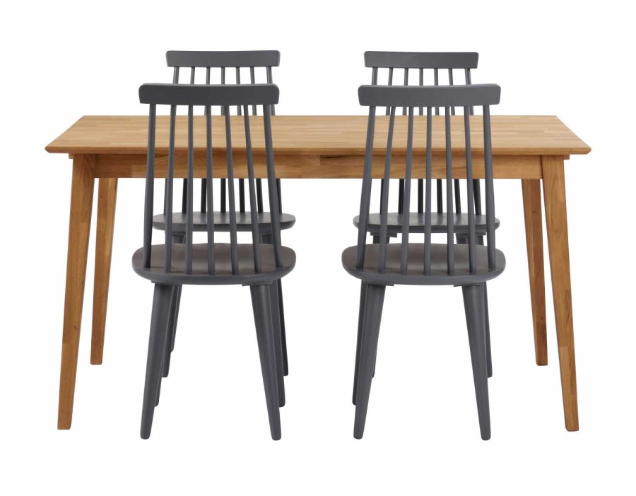 ROWICO Filippa spisebord - olieret eg m. udtrk (140x90)