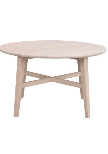 ROWICO rundt Filippa sofabord - hvidpigmenteret egetr (90)
