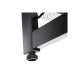 SONGMICS 5-lags skohylde i metalnet med flade, vinklede hylder, stor stabelbar og justerbar st�vleopbevaring i gangenskab LMR005B, sort