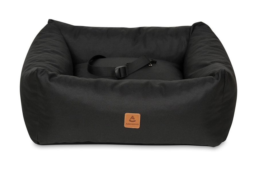 ANIMOOD Julian Haustier-Autositz, rechteckig - schwarz (56x51) 