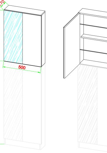 VCM NORDIC Fulisa XL Schuhschrank, m. 2 Türen, 4 Einlegeböden – Holz anthrazitgrau