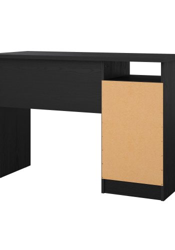 TVILUM Function Plus skrivebord, m. 1 rum og 4 skuffer - sort ask MDF (110x48,5)
