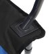 SONGMICS GCB06BU campingstol, m. arml�n, kopholder, foldbar - bl� stof og gr� st�l