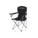 SONGMICS GCB08BK campingstol, m. arml�n, kopholder, foldbar - sort stof og st�l (s�t med 2)