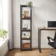 SONGMICS reol, 37 x 37 x 150 cm, 400 kg lasteevne (80 kg pr. hylde), industriel, justerbare opbevaringshylder, til stue, k�kken, garage, rustik brun og sort GLR037B01