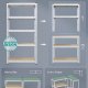 SONGMICS Robuste Opbevaringsreoler, S�t med 2, Garagereol, 40 x 90 x 180 cm, Underst�tter op til 875 kg, Nem Montering, Opbevaringsreol, Justerbare Hylder, S�lv GLR455E01