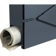 SONGMICS GMB051G02 v�gmonteret postkasse, l�sbar - antracitgr� st�l GMB051G02