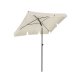 SONGMICS GPU025M01 parasoll, rektangul�r, med UPF 50+ beskyttelse, vippbar solskjerm, b�reveske, uten fot - beige PA og st�l (2x1,25m)