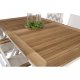 VENTURE DESIGN havest, m. Panama bord, m. udtrk og 4 Mexico stole, m. armln - teak/alu/textilene