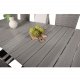 VENTURE DESIGN Gartenset mit Levels Tisch mit Verlängerung und 10 Anna Stühlen mit Armlehnen – graues Aintwood/Rattan