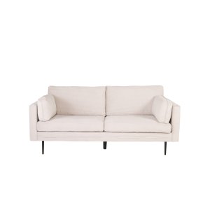 VENTURE DESIGN Boom 3 pers. sofa - beige fljl og sort stl