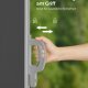 SONGMICS GSA180TG sidemarkise/solsejl, sidegardin - r�ggr� polyester og st�l (180x300)