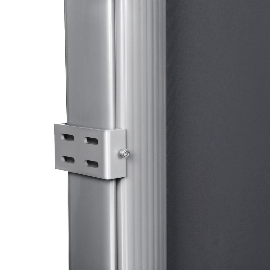 SONGMICS GSA184G sidemarkise/solsejl, sidegardin - r�ggr� polyester og aluminium (180x400)