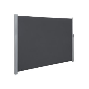 SONGMICS GSA204G01 sidemarkise/solsejl, sidegardin - r�ggr� polyester og aluminium (200x400)