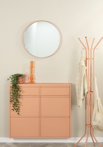 SPINDER DESIGN BILLY 6 skoskap, m. 6 drer - leire terra stl