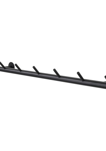 SPINDER DESIGN rektangulr Odin knaggrekke, m. 7 knagger - sort stl