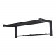 SPINDER DESIGN rektangulr Bergum knaggrekke med hylle - sort stl