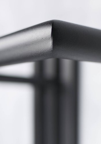 SPINDER DESIGN Senza knaggrekke, m. 2 knagger og hengerstang - sort stl