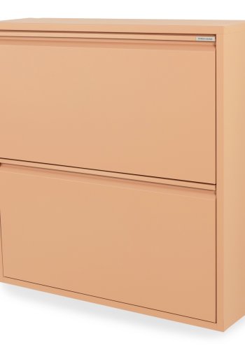 SPINDER DESIGN Billy 2 skoskap, m. 2 drer - leire terra stl