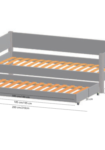 Manis-H Liv Utdragbar s�ng - 200 cm - 90x200