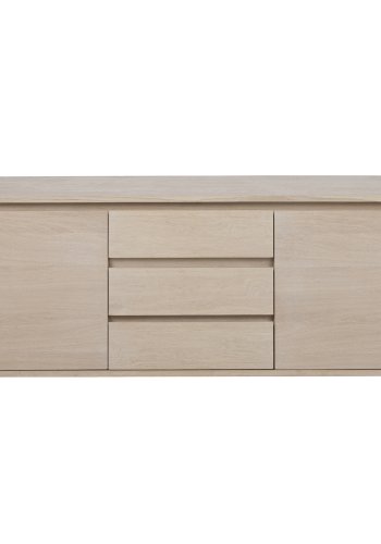 ACT NORDIC Nagano sknk - natur egetrsfinér/tr, m. 2 lger og 3 skuffer 