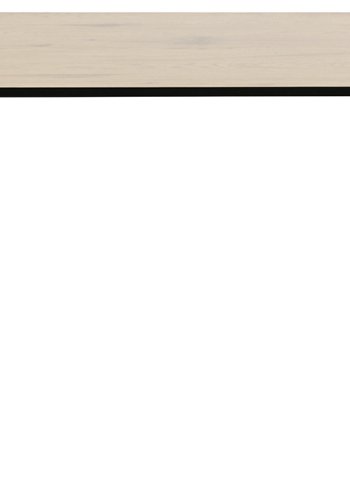 ACT NORDIC Wilma Esstisch - Natur/Schwarz Melamin Wildeiche/Metall, rechteckig (120x80)