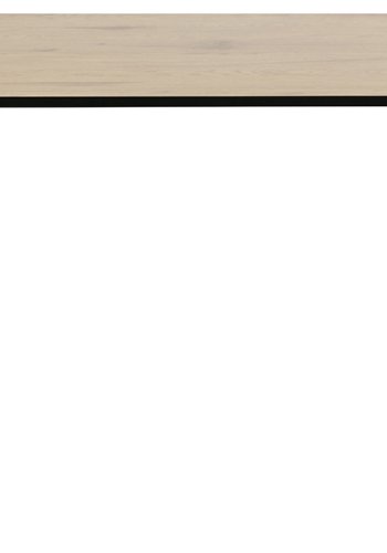 ACT NORDIC Wilma Esstisch - natur/schwarz Melamin Wildeiche/Metall, rechteckig (120x80) 