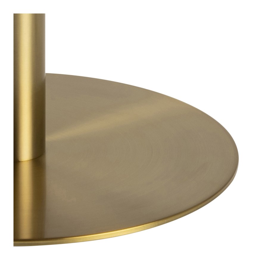 ACT NORDIC Corby rundt salongbord - hvit marmor og messingmetall (80)