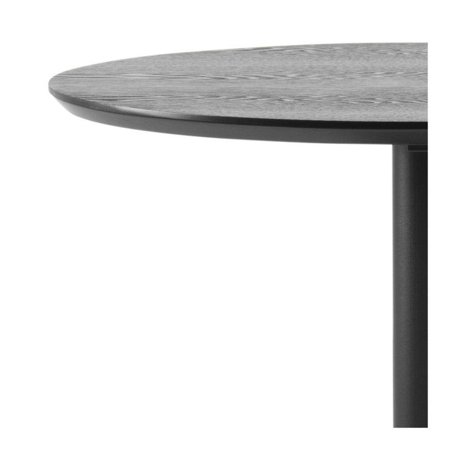 ACT NORDIC Ibiza runder Stehtisch – schwarzes Eschenfurnier und Metall (60)