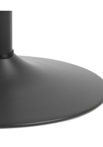 ACT NORDIC Ibiza runder Stehtisch – schwarzes Eschenfurnier und Metall (60)