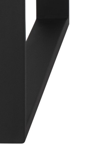 ACT NORDIC Katrine Couchtisch-Set – weißes Glas/Keramik und schwarzes Metall (115 x 69)