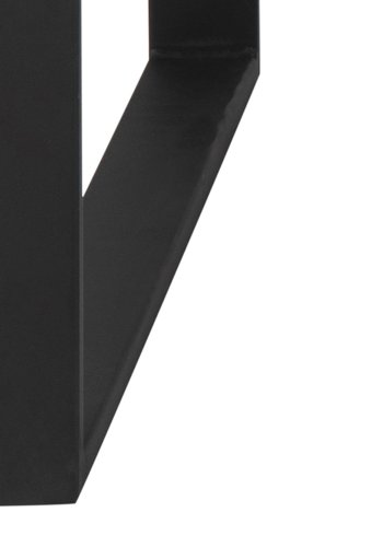 ACT NORDIC Katrine Couchtisch-Set – schwarzes Glas/Keramik und schwarzes Metall (115 x 69)