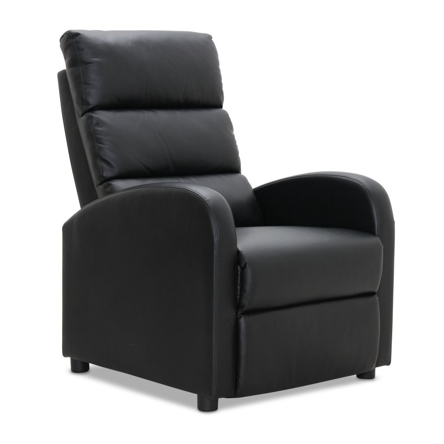 HAGA Berlin hvilestol - svart PU og plast