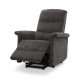 HAGA Mora Relaxsessel, w. 1 Motor, Liftsessel - graues Polyester und Kunststoff
