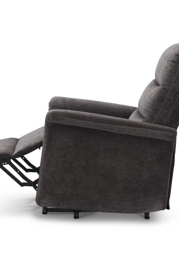 HAGA Mora Relaxsessel, w. 1 Motor, Liftsessel - graues Polyester und Kunststoff