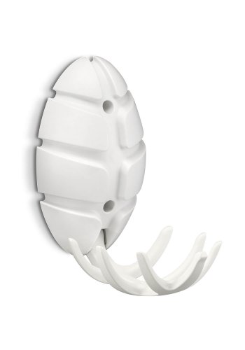 SPINDER DESIGN Bug knagerkke - hvid plastik og stl 