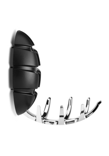 SPINDER DESIGN Bug knaggrekke - svart plast og slv stl 