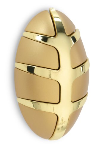 SPINDER DESIGN Bug knaggrekke, m. 7 kroker - gullmetall