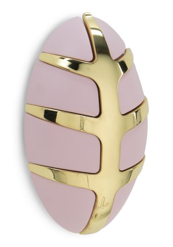 SPINDER DESIGN Bug knaggrekke, m. 7 kroker - rosa metall